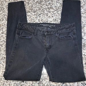 American Eagle black jeggings